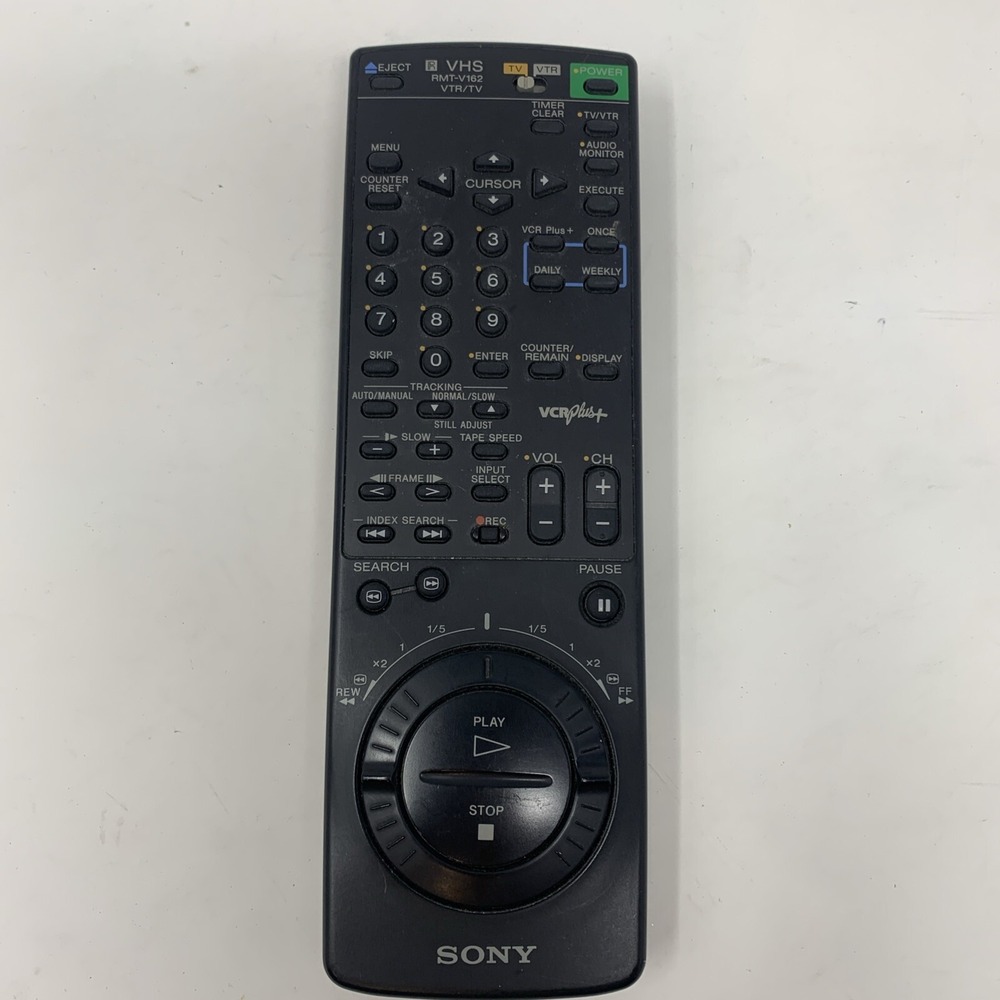 Sony RMT-V162 VTR TV VHS Remote Control VCR‎ Plus